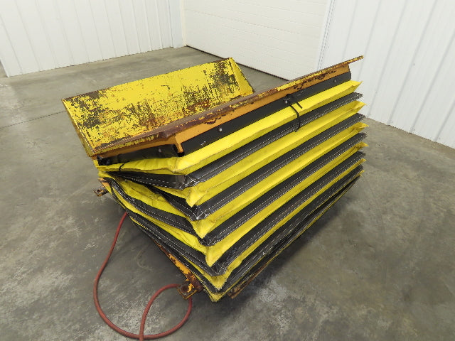 Econo Lift Pneumatic Tilt Table Tote Tipper 8000lbs 30° Degree 55 x 44" Top