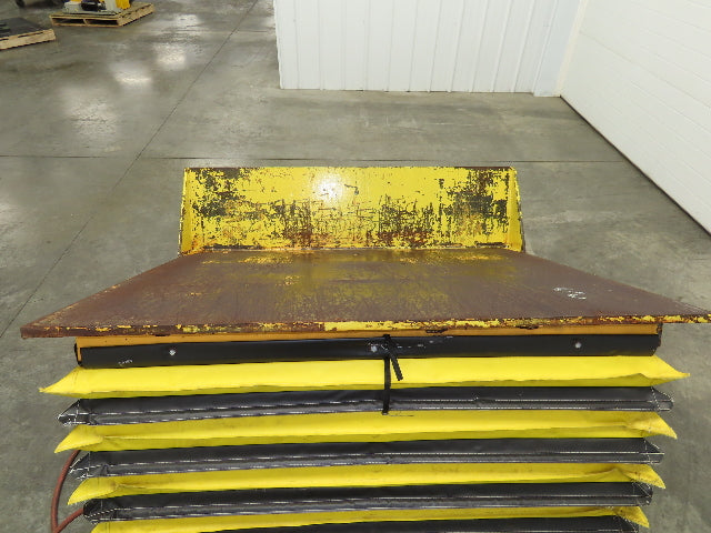 Econo Lift Pneumatic Tilt Table Tote Tipper 8000lbs 30° Degree 55 x 44" Top