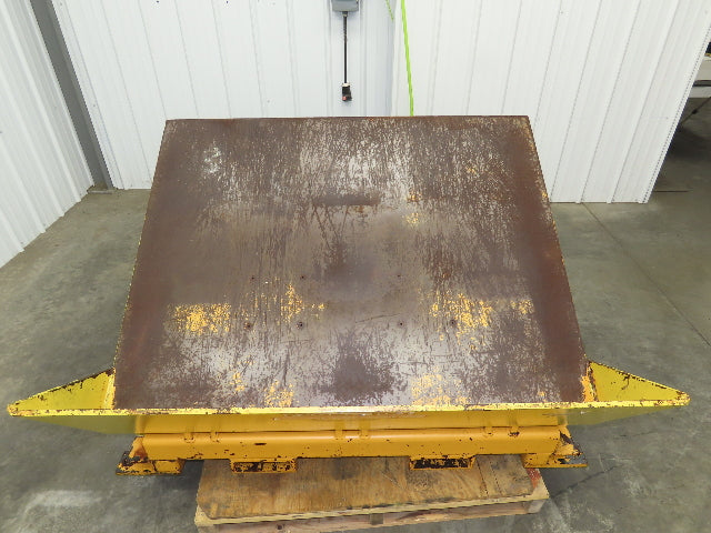Econo Lift Pneumatic Tilt Table Tote Tipper 8000lbs 30° Degree 55 x 44" Top