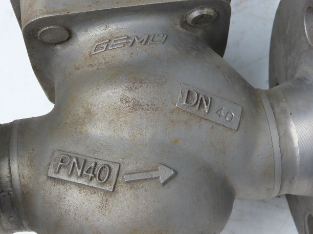 GEMU 520 40D1138 513/2 Pneumatic Diaphragm Actuator Globe Valve DN40 1-1/2"