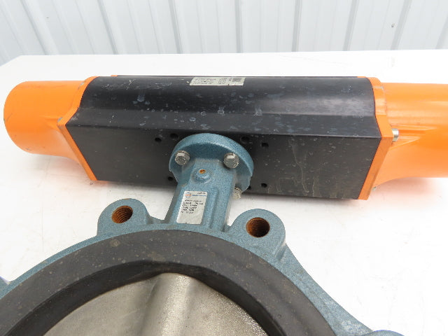 Ebro Z014-A DN200 8" Butterfly Valve & Pneumatic Spring Actuator EB10.1 sys 60