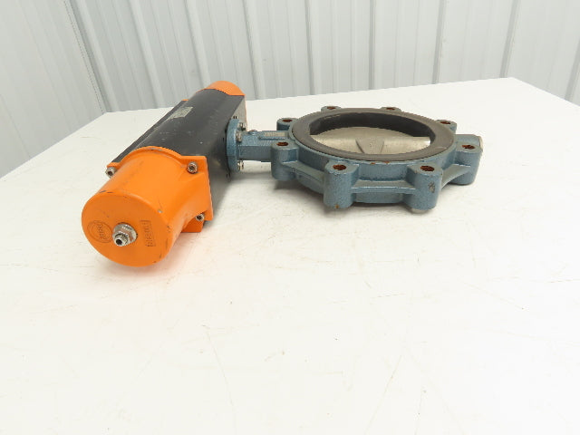 Ebro Z014-A DN200 8" Butterfly Valve & Pneumatic Spring Actuator EB10.1 sys 60