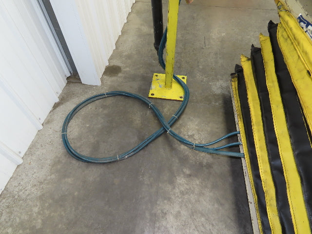 Airfloat Pneumatic Air Scissor Lift Table 4000lbs 48x48" Turntable Top 11 to 25"