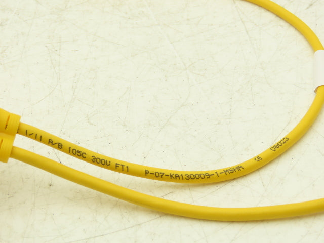 Turck VBRS 4.4-2PKG 3M-0.3/0.3 Cordset Splitter M12 Male- 2x M8 Female Lot of 3