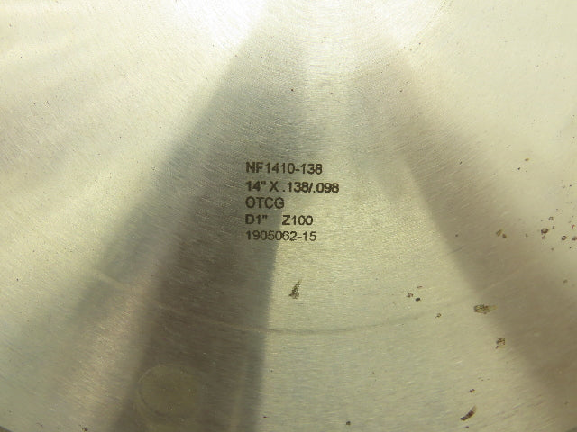 Skarpaz NF1410-138 14" Non-Ferrous Metal Circular Saw Blade Lot of 2