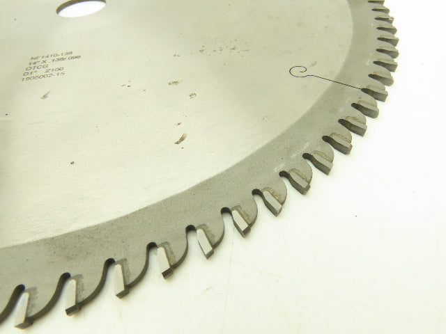 Skarpaz NF1410-138 14" Non-Ferrous Metal Circular Saw Blade Lot of 2