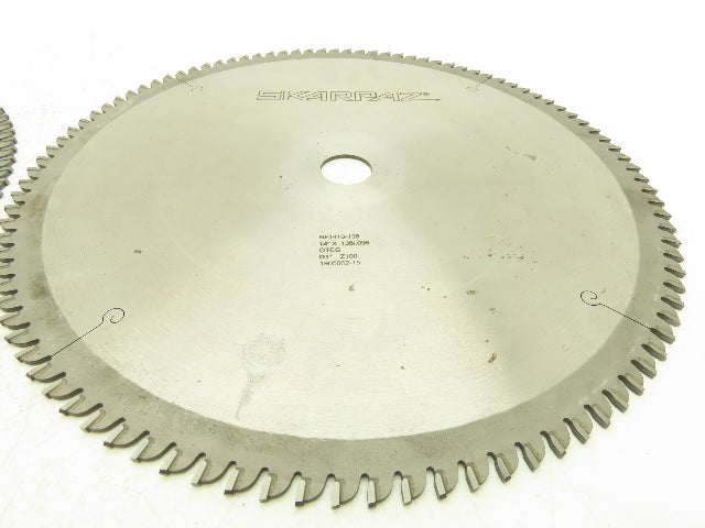 Skarpaz NF1410-138 14" Non-Ferrous Metal Circular Saw Blade Lot of 2