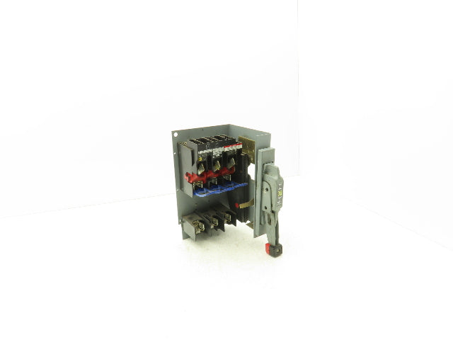 Square D 9422 EQ3198 Fusible Disconnect Switch 30A 3-Pole Flange-Mount w/Handle