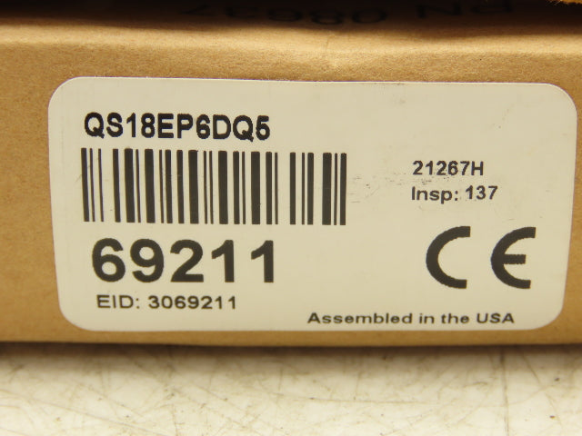 Banner QS18EP6DQ5 Photoelectric Sensor 10-30VDC