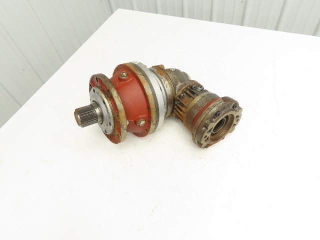 Reggiana Riduttori RA300DM Planetary Reducer Gearbox 41.7:1 Ratio Right Angle