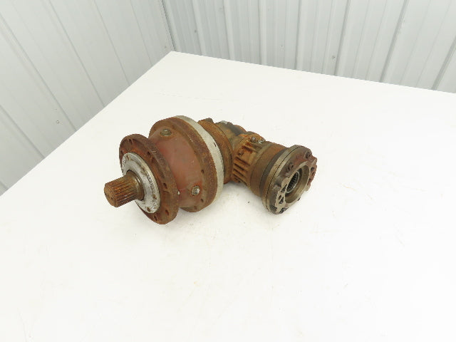 Reggiana Riduttori RA300DM Planetary Reducer Gearbox 41.7:1 Ratio Right Angle