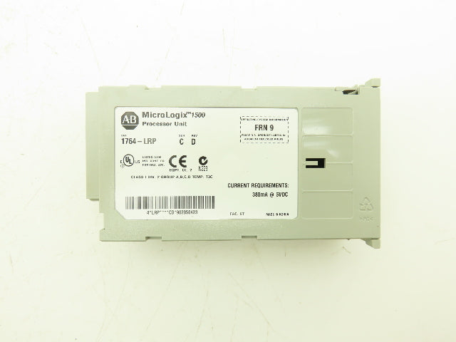 Allen Bradley 1764-LRP MicroLogix 1500 Processor Unit Ser C Rev D FRN 9