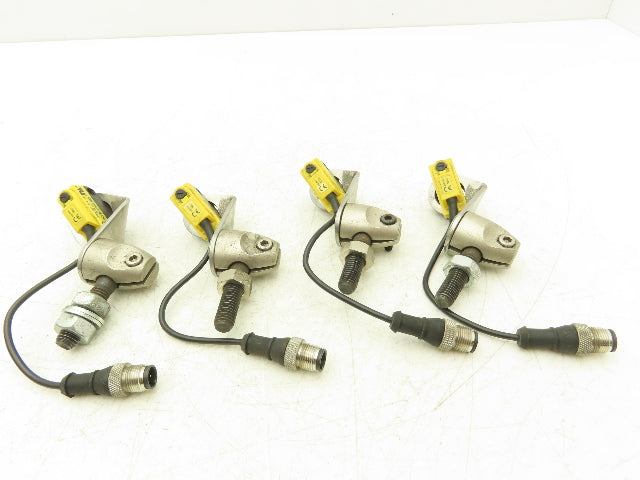 Banner QS18VP6LDQ5 Photoelectric Sensor 300mm 4-Pin w/Bracket Lot of 4