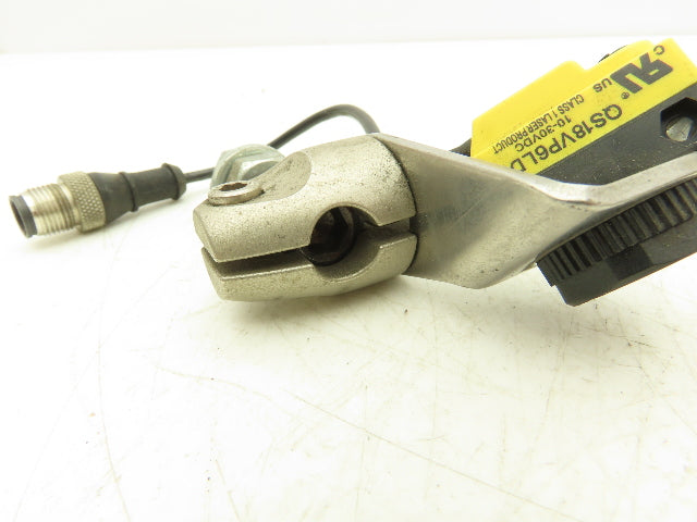 Banner QS18VP6LDQ5 Photoelectric Sensor 300mm 4-Pin w/Bracket Lot of 4