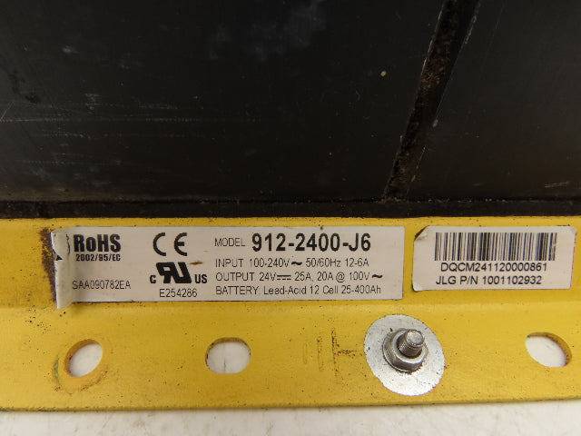 Delta Q 912-2400-J6 QuiQ Battery Charger On Board 24VDC JLG 10MSP Stock Picker