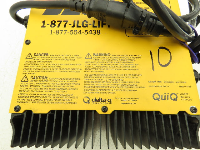 Delta Q 912-2400-J8 QuiQ Battery Charger On Board 24VDC JLG 10MSP Stock Picker