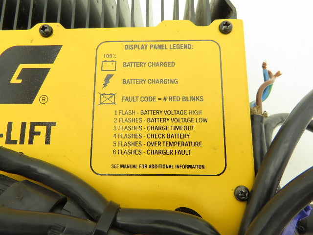 Delta Q 912-2400-J8 QuiQ Battery Charger On Board 24VDC JLG 10MSP Stock Picker