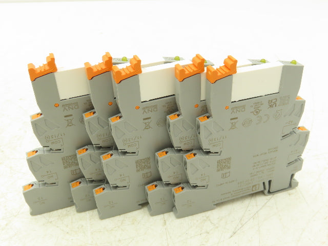Phoenix Contact 2961105 Terminal Block Relay PLC-RPT-24DC/21 6A-250V Lot Of 5
