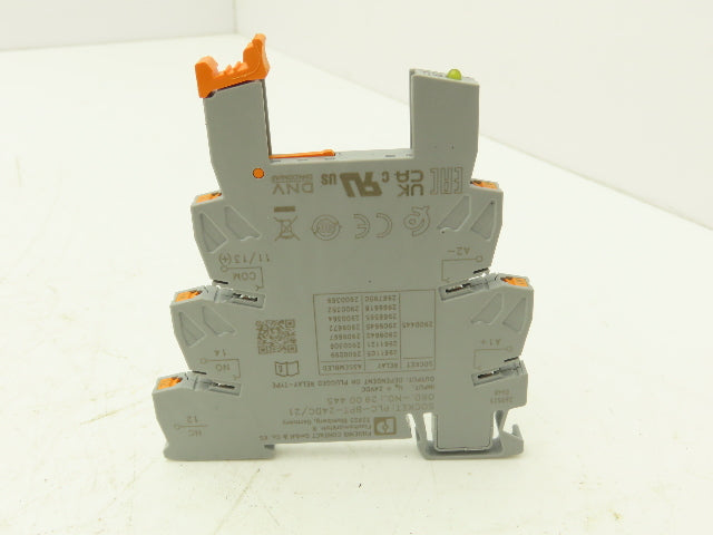 Phoenix Contact 2900445 Power Relay With Base PLC-BPT-24DC/21 6A Lot of 7
