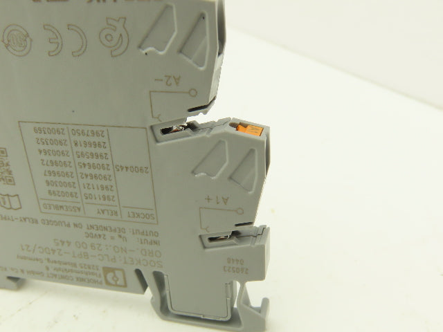 Phoenix Contact 2900445 Power Relay With Base PLC-BPT-24DC/21 6A Lot of 7