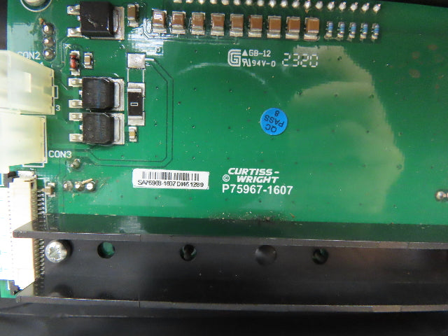 JLG P75967-1607 PCB Ground Control Module Display & Cover 10MSP Stock Picker