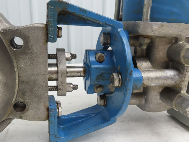 Jamesbury 6" Wafer Sphere Lugged Butterfly Valve w/Pneumatic Actuator ST-200B
