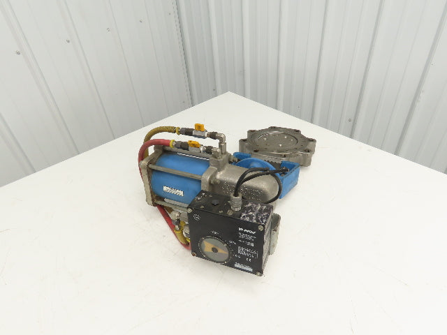 Jamesbury 6" Wafer Sphere Lugged Butterfly Valve w/Pneumatic Actuator ST-200B