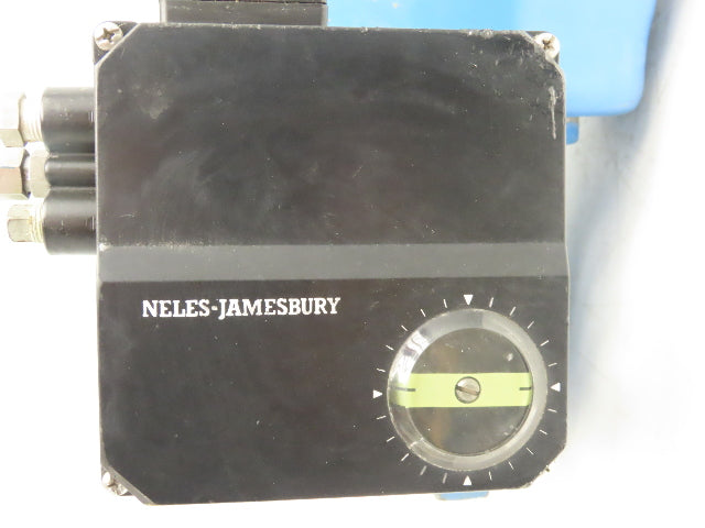 Jamesbury 316SS 8" Wafer Sphere Lugged Butterfly Valve w/Pneumatic Actuator QP3C