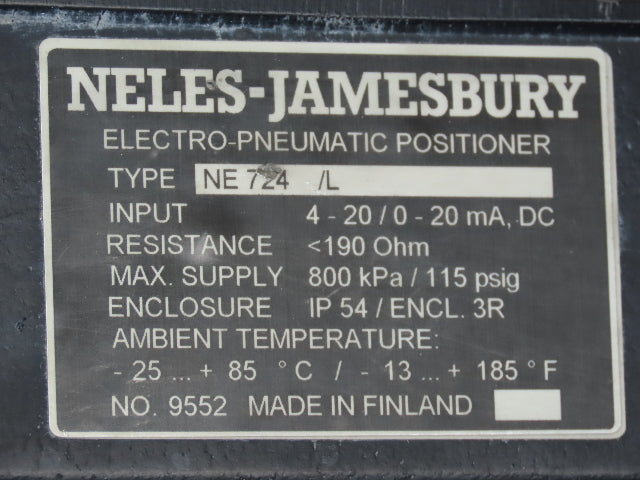 Jamesbury 316SS 8" Wafer Sphere Lugged Butterfly Valve w/Pneumatic Actuator QP3C