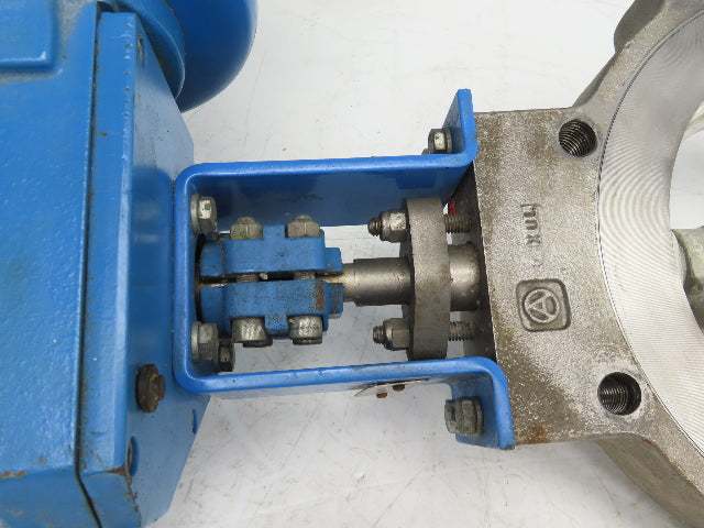 Jamesbury 316SS 8" Wafer Sphere Lugged Butterfly Valve w/Pneumatic Actuator QP3C