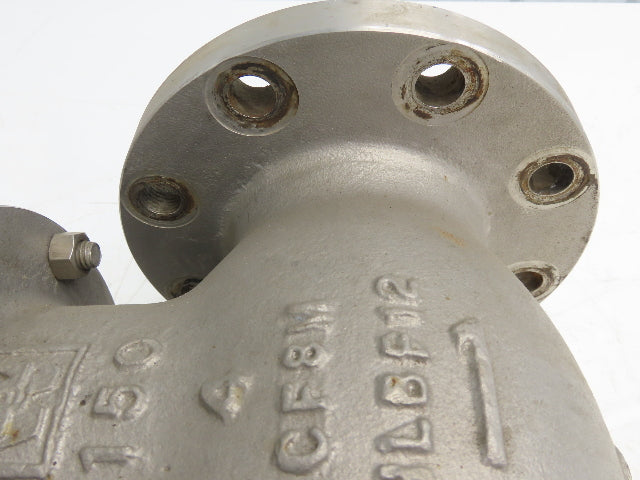 WM E Williams SW-CH S151F6316 Swing Check Valve 4" Flanged Class 150 Stainless