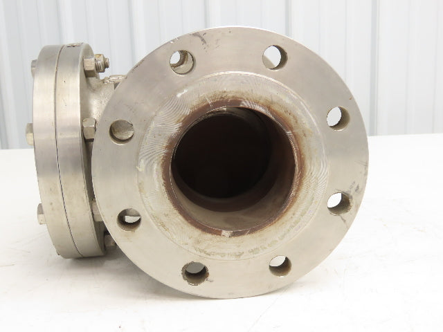WM E Williams SW-CH S151F6316 Swing Check Valve 4" Flanged Class 150 Stainless