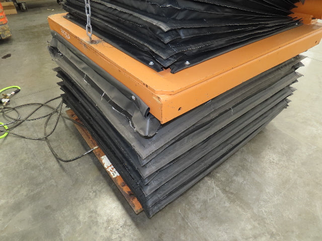 Airfloat Pneumatic Lift Tilt Table Tote Tipper 6000lbs 30° Degree 55x50" Top