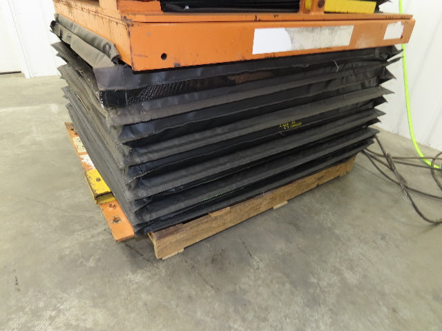 Airfloat Pneumatic Lift Tilt Table Tote Tipper 6000lbs 30° Degree 55x50" Top