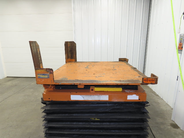 Airfloat Pneumatic Lift Tilt Table Tote Tipper 6000lbs 30° Degree 55x50" Top