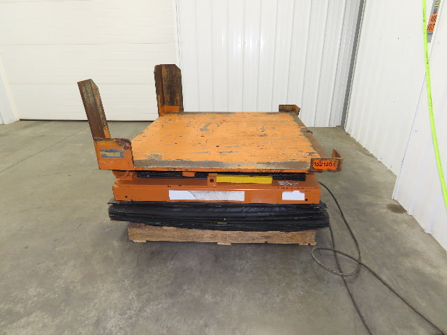 Airfloat Pneumatic Lift Tilt Table Tote Tipper 6000lbs 30° Degree 55x50" Top