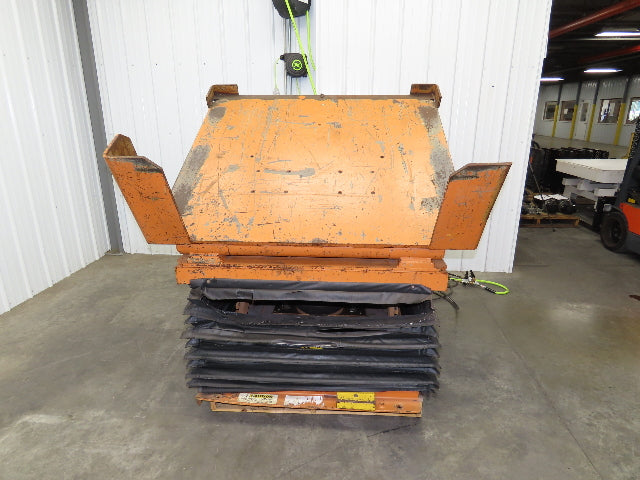 Airfloat Pneumatic Lift Tilt Table Tote Tipper 6000lbs 30° Degree 55x50" Top