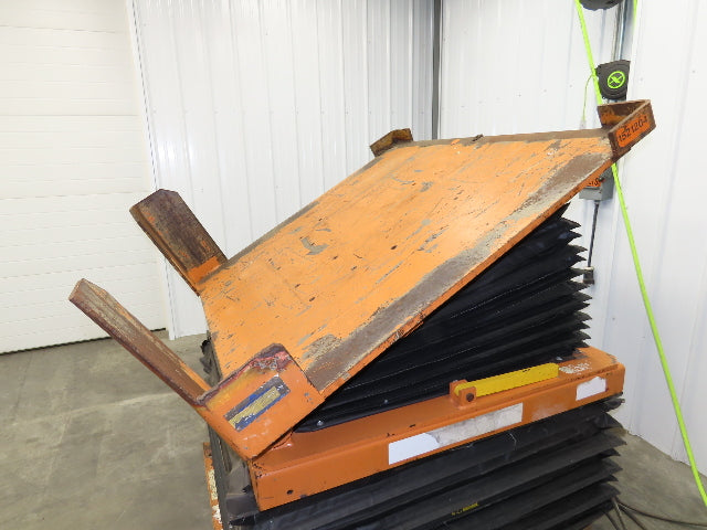 Airfloat Pneumatic Lift Tilt Table Tote Tipper 6000lbs 30° Degree 55x50" Top