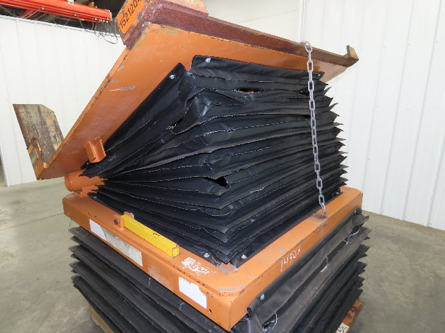 Airfloat Pneumatic Lift Tilt Table Tote Tipper 6000lbs 30° Degree 55x50" Top