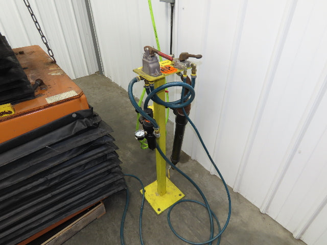 Airfloat Pneumatic Lift Tilt Table Tote Tipper 4000lbs 25° Degree 54x50" Top