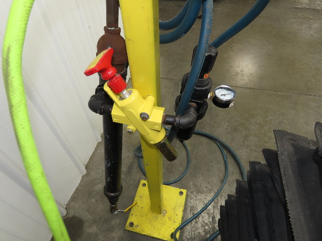 Airfloat Pneumatic Lift Tilt Table Tote Tipper 4000lbs 25° Degree 54x50" Top