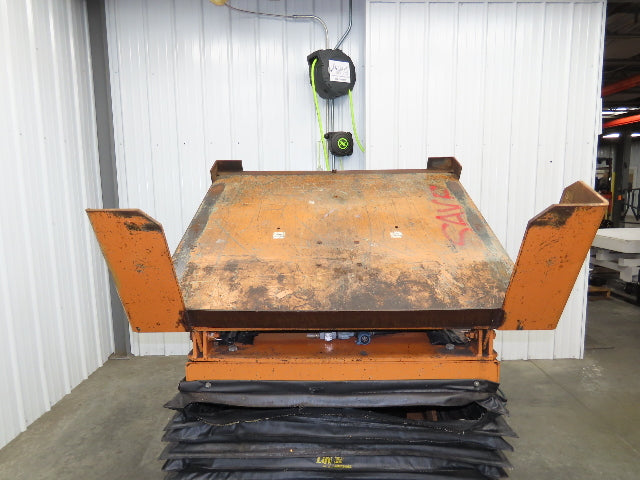 Airfloat Pneumatic Lift Tilt Table Tote Tipper 4000lbs 25° Degree 54x50" Top