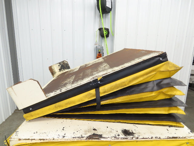 Pneumatic Lift Tilt Table Tote Tipper 3000lbs 21° Degree 36x38" Top Air Controls