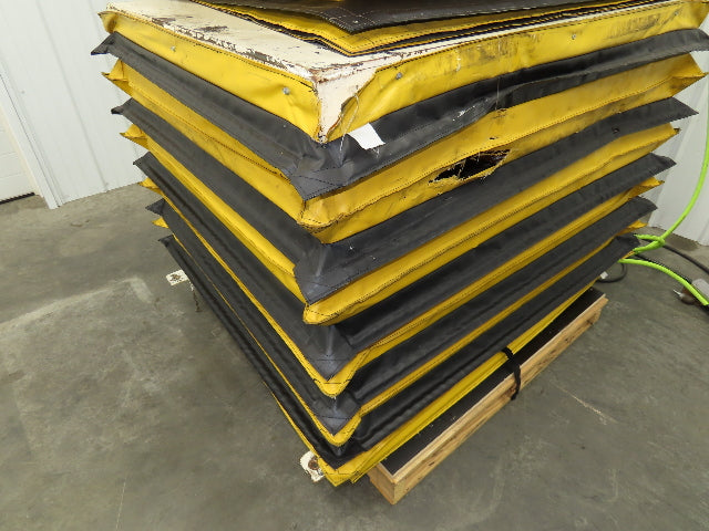 Pneumatic Lift Tilt Table Tote Tipper 3000lbs 21° Degree 36x38" Top Air Controls