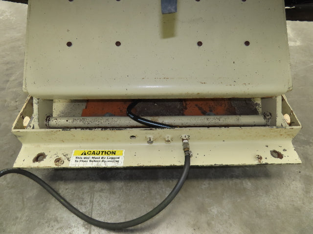 Airfloat Pneumatic Scissor Lift Table 4000lb 42x48" Top 24" Lift 32" Max