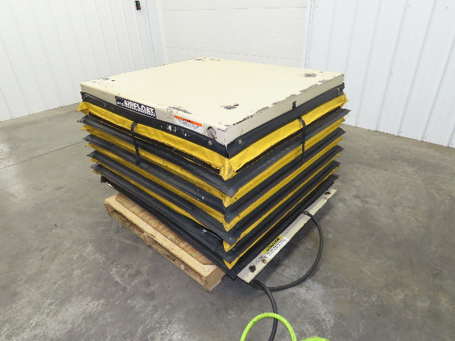 Airfloat Pneumatic Scissor Lift Table 4000lb 42x48" Top 24" Lift 32" Max