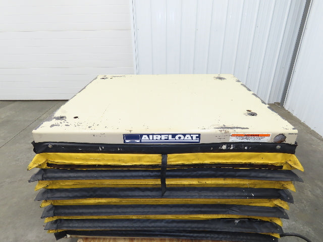 Airfloat Pneumatic Scissor Lift Table 4000lb 42x48" Top 24" Lift 32" Max