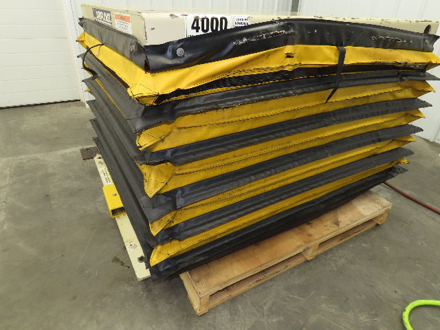 Airfloat Pneumatic Scissor Lift Table 4000lb 42x48" Top 24" Lift 32" Max Height
