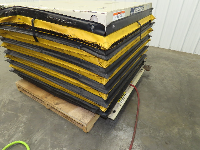 Airfloat Pneumatic Scissor Lift Table 4000lb 42x48" Top 24" Lift 32" Max Height
