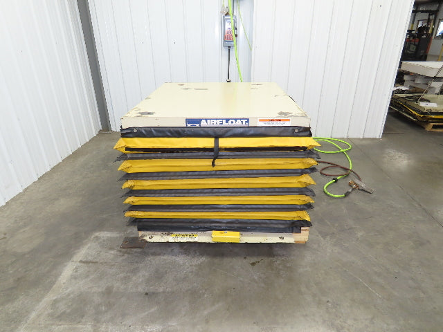 Airfloat Pneumatic Scissor Lift Table 4000lb 42x48" Top 24" Lift 32" Max Height